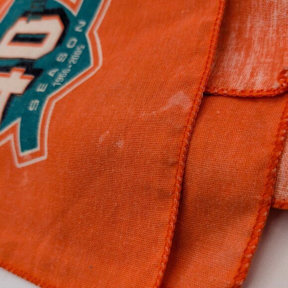 Miami Dolphins Publix Bandana 75 Years 40th Season 1966-2005 Vintage - Picture 4 of 5